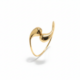Wild and Free Irregular Gold Stainless Steel Cuff Bracelet