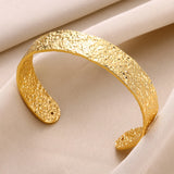 Luxury Gold Stainless Steel Cuff Bracelet